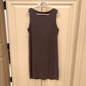 Chic Brown Sleeveless Dress